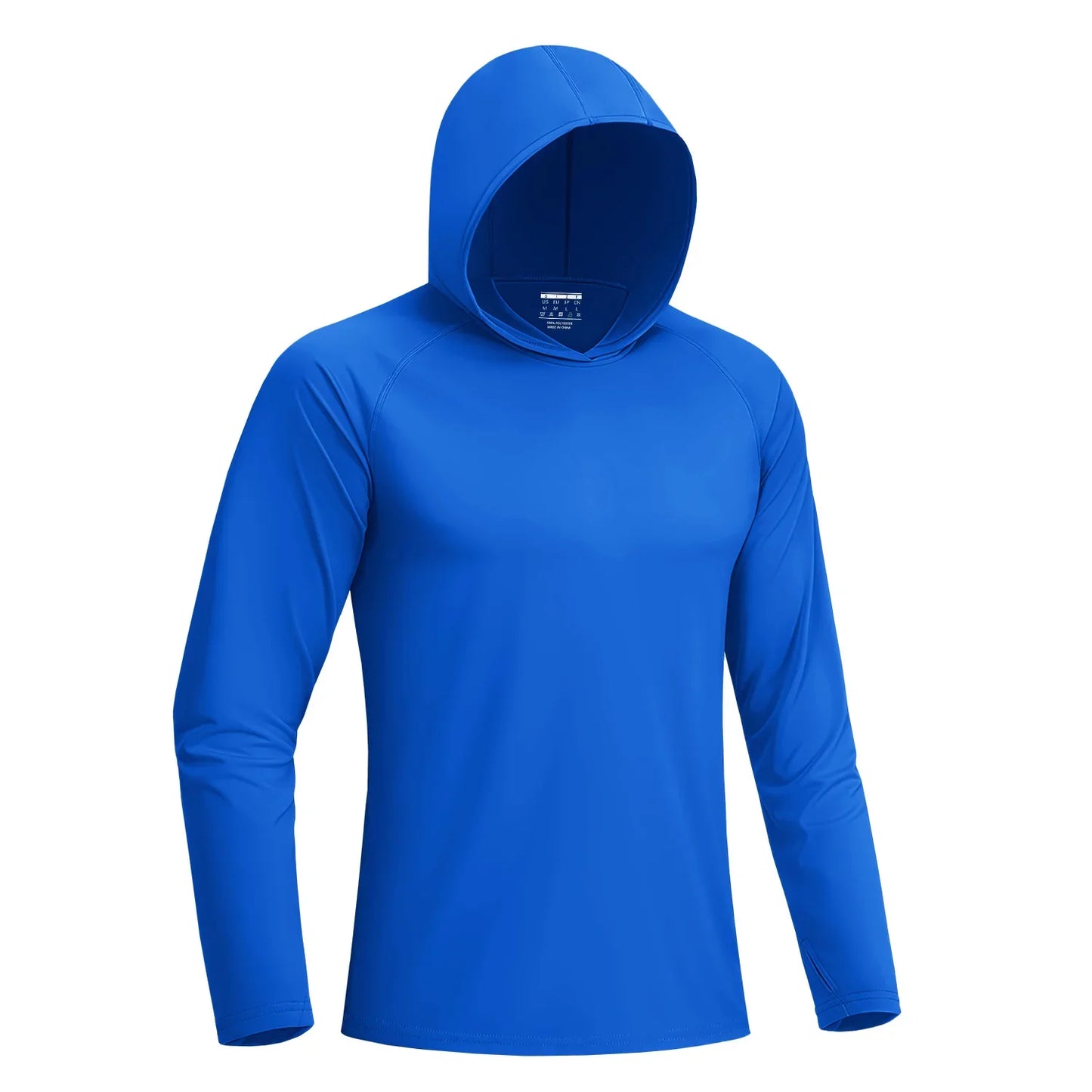 Sun Protection Shirts Mens Long Sleeve Hoodie Casual UV-Proof T-Shirts Breathable Lightweight Quick Dry T shirts Swim