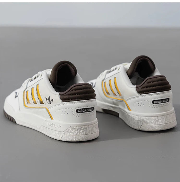 Official Authentic Three Stripes Unisex Retro Lace-Up Low-Top Sneakers JP5886