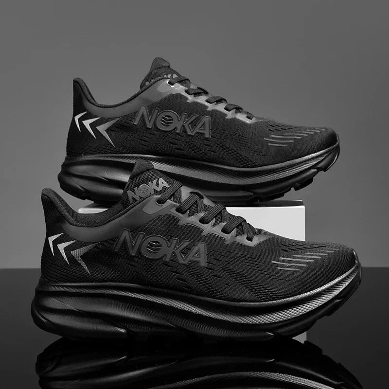Men's Running Shoes Outdoor Couple Non-Slip Jogging Breathable Cushioning Luxury shoes Trainer Race Sneakers Mesh Off-road Shoes