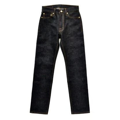 Mens Jeans 21 Oz Rainbow Selvedge Denim Vintage Raw Jeans for Men Sanforized Unwashed Heavyv Denim Jeans
