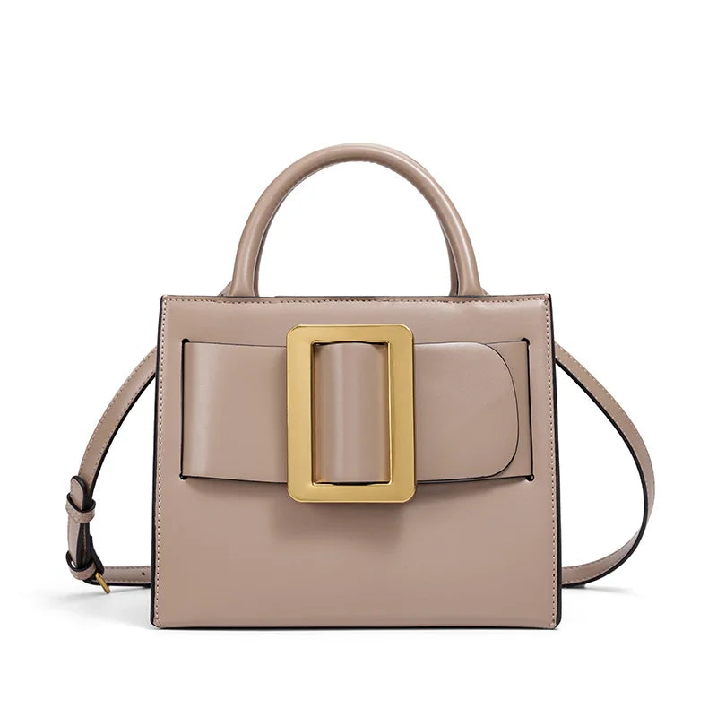 Chic Buckle Handbag Women 2026 New High Quality Trend Exquisite Luxe Shoulder Bag Distinctive Design Faux Leather Crossbody Bag