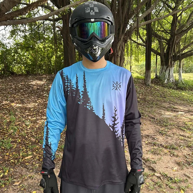 2026 Motocross Jersey Loose Rider Shirt Enduro MTB Downhill Jersey BMX MX Bicycle DH Maillot Ciclismo Hombre Jersey