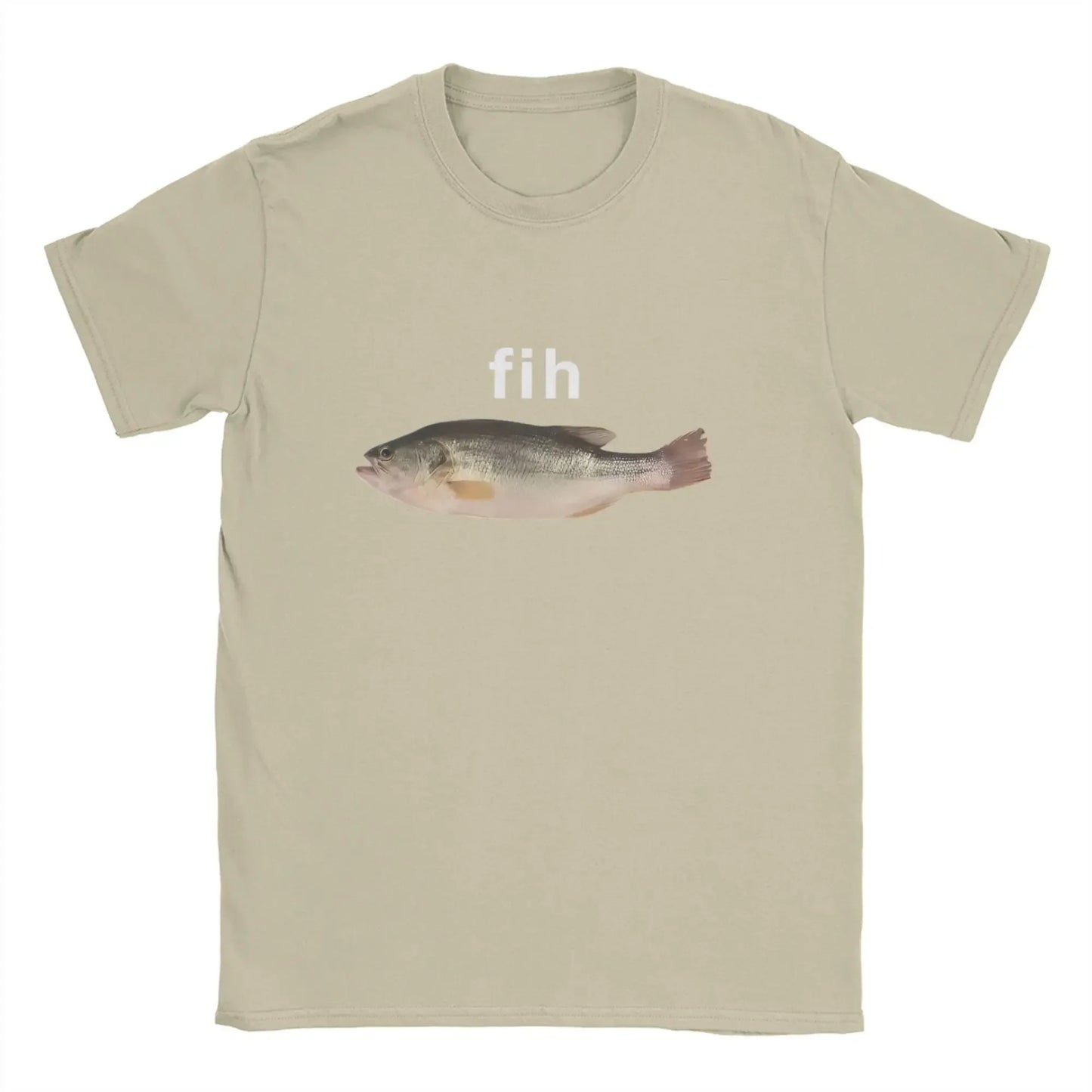 Funny Fih Fish Meme  T Shirt Summer  T Shirts For  Harajuku Casual Tee Shirt Short Sleeve Y2K Funny Clothing