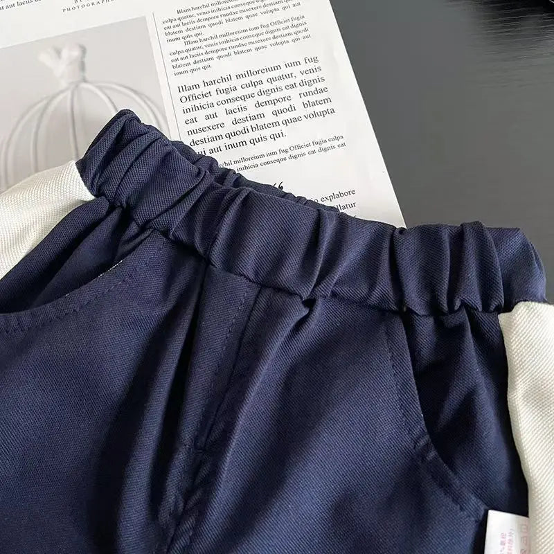 0-5Years New Baby Boys Clothes Sets Infant Kids Embroidery Labeling T Shirt Shorts 2pcs/sets Children Clothing Tracksuits Set