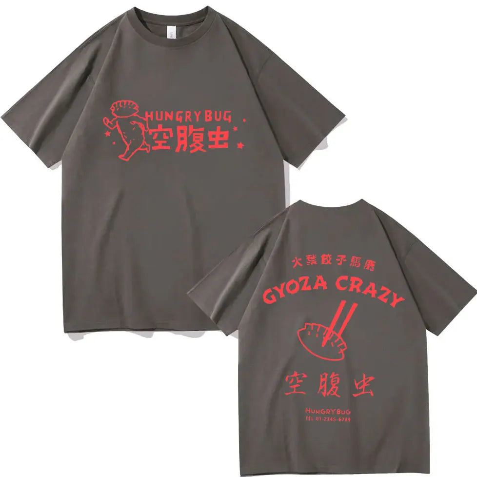 Japan Anime Dorohedoro Gyoza Crazy Hero Cosplay Graphic T Shirts Men Women Fashion Vintage T-shirt High Quality Cotton T-shirts
