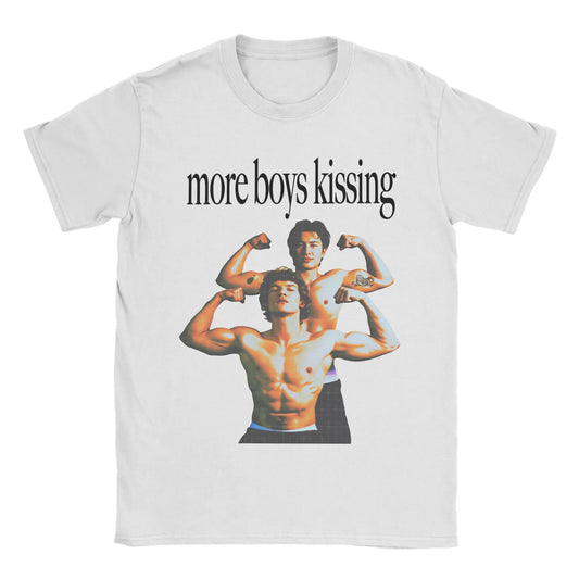 Mens T Shirt More Boy Kissing T-Shirts Hip Hop Heated Rivalry Beach Tee Shirt Y2K Basic Print Cotton Clothes Gift Idea