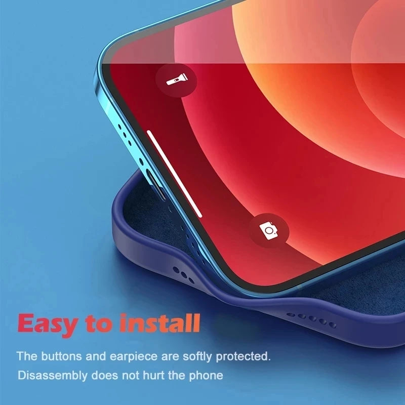 Original Liquid Silicone Case For iPhone 14 13 12 11 Pro Max For MagSafe Magnetic Wireless Charging 8 Plus XR XS Max X SE Cover