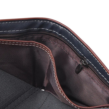 New PU Leather Men's Short Wallet Two Fold Design, Black/Coffee Retro Style, Coin Purse with ID Card Holder, Suitable for Men