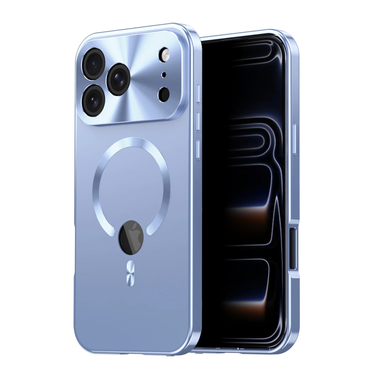 Magnetic Metal Aluminium Alloy Case for IPhone17 Pro Max 17 Pro Full Camera Lens Protective Original Color Phone Ultrathin Cover