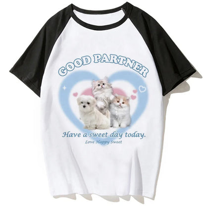 Y2k Tee women anime funny harajuku tshirt girl Japanese clothes