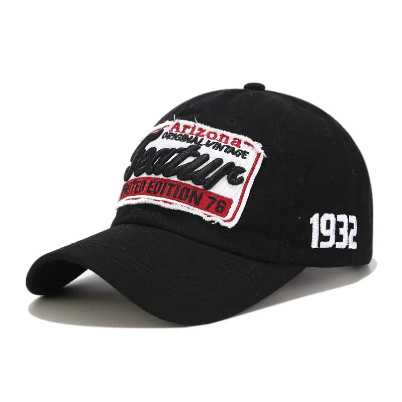 Letter Embroidery Baseball Caps For Men Women Cotton Winter Hat Hip Hop Fitted Caps Spring Summer Casual Sports Unisex Visor Hat