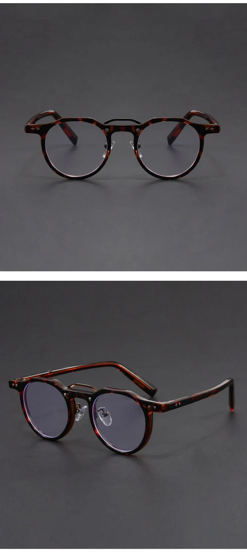 Personalized Retro Fashion New Design Men's Anti-blue Light Glasses Reading Glasses Can Be Customized Prescription 1028