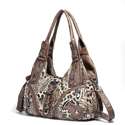 Women Handbags Fashion Shoulder Bag Large Tote Top-handle Shopping Pack Multifunctional Satchel Lady Hobos Big Purse