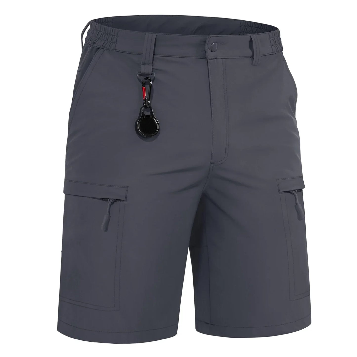 Summer Moisture Wicking Casual Shorts Mens Cargo Work Shorts Running Jogging Sports Bottoms Nylon Rip-Stop Short Pants
