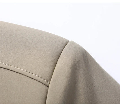 Men's High-Quality Fashion Spring Baseball Collar Business Casual Jacket Handsome Youth Coat Dad Jacket M-5XL