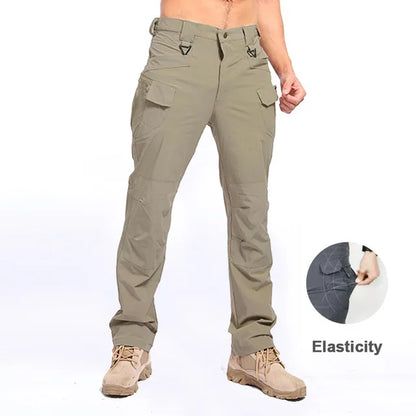 City Military Tactical Pants Men SWAT Combat Army Trousers Men Hiking Hunting Waterproof Wear Resistant Casual Cargo Pants