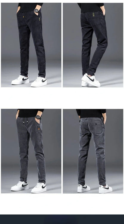 New Man Pants Hip Hop Harem Jeans Men Trousers Loose Joggers Denim Casual Sweatpants Korea Trousers Streetwear Men Clothing