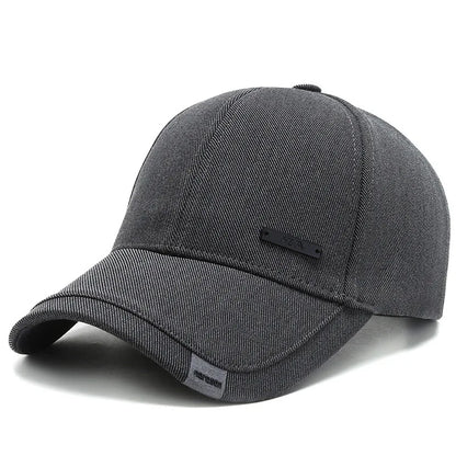 Unisex Hua Label Baseball Cap Hip Hop Adjustable Casual Hat Spring Autumn Outdoor Sunscreen Cap