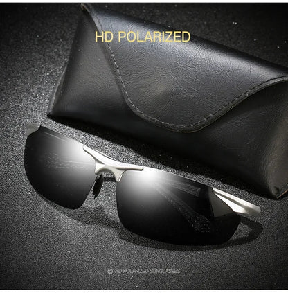 Retro Aluminum Magnesium Polarized Sunglasses Men New Sport Driving Sun Glasses Male Eyewear Accessories For Men
