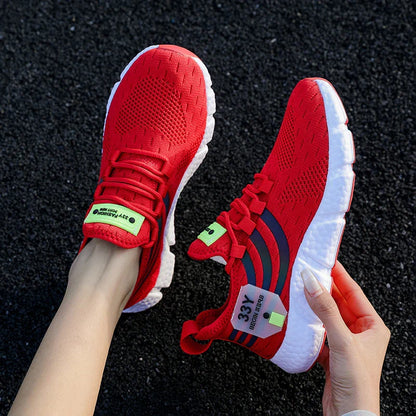 Men Casual Sport Shoes Breathable Lightweight Sneakers Outdoor Mesh Black Running Shoes Athletic Jogging Tenis Walking Shoes