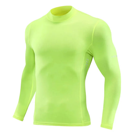 Men Children Long Sleeve Running Slim Tops Tees Sportswear Gym Fitness Compression T-shirt Outdoor Football Jersey Jogging Tight