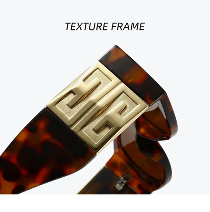 2025 Luxury Designer UV400 Large Frame Sunglasses Women Men New Trendy Sun Glasses Ladies Vintage Cool Gafas De Sol Eyeglasses