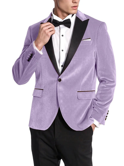 High Quality Classic Men's Suits 1Piece Velvet Custom Suit Timeless Style Every Occasion Wedding Dating Prom Annual Dinner Party