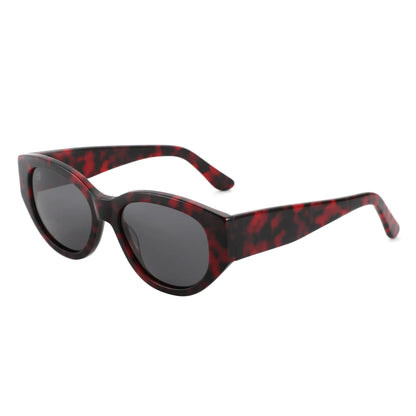 Women Butterfly Acetate Polarized Sunglasses Thick Frame UV400 Protection Sun Glasses Fashionable Ladies Shopping Gift