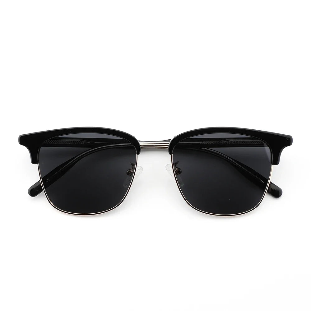 Europe and The United States Retro Sunglasses Classic Large Frame Men's Sunglasses Polarized UV Protection Travel Shading Mirror