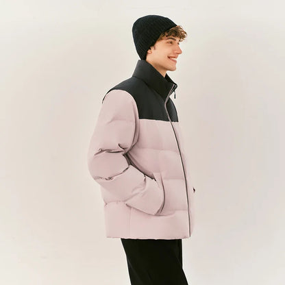 Unisex Puffer High Loft Down Stand Collar Warm Fit Waterproof Windproof Stain Resistant 2026 Couple Style Outerwear
