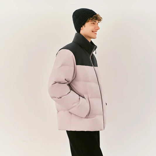 Unisex Puffer High Loft Down Stand Collar Warm Fit Waterproof Windproof Stain Resistant 2026 Couple Style Outerwear