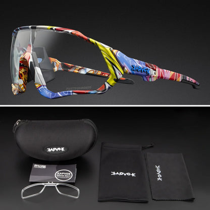 Photochromic Sports cycling Glasses for Men Women MTB Mountain Road Bicycle Eyewear Cycling Sunglasses Oculos Ciclismo