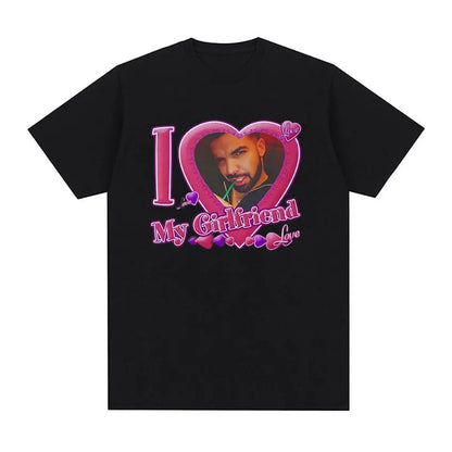 Rapper Drake Certified Lover Boy Album Print Graphic T Shirt Unisex Hip Hop Fashion T-shirt Men's 100% Cotton Oversized T-shirts