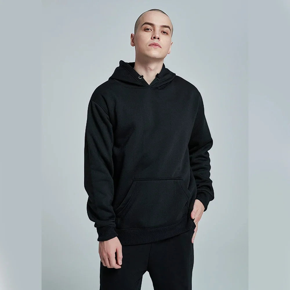 Men's Casual Hoodies Women's Fleece Warm Hoodies Spring Autumn Pullovers Fashion Black Multiple Colour Oversized Sweatshirts Top