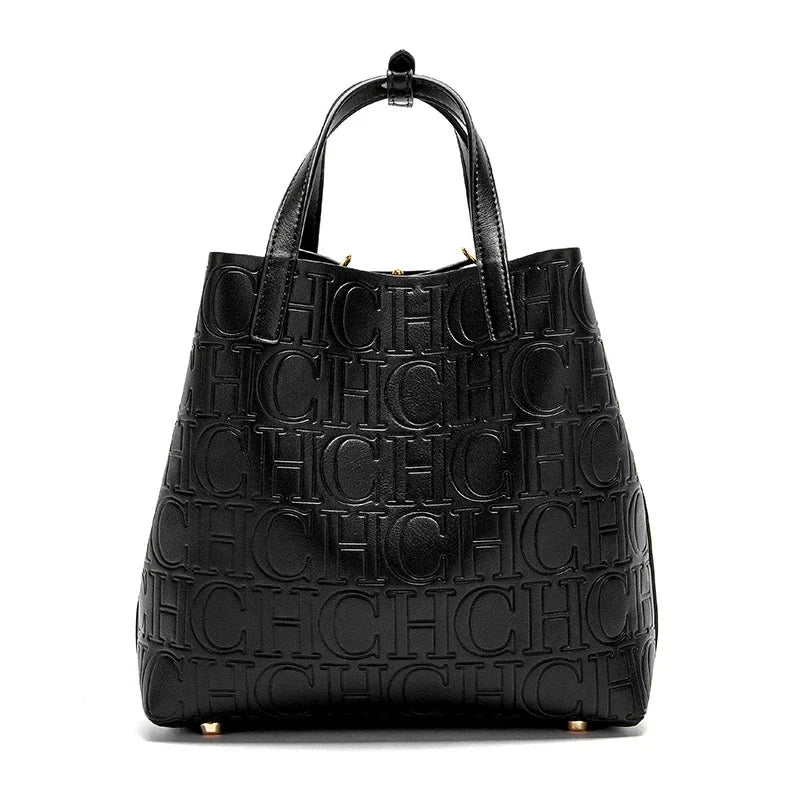 Women's Tote Bag Spring Simple Embossed Handbag Women's Business Bag Large Capacity