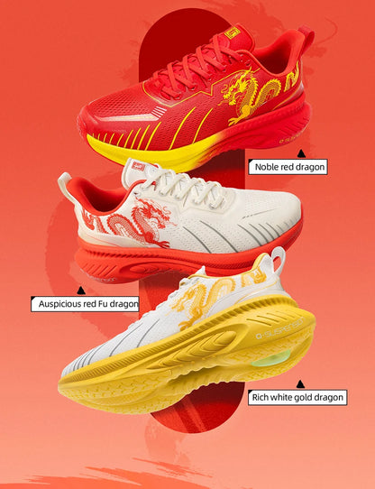 Running Shoes Reflective Red Bumper Elite Height Increasing Sport Shoes for Outdoor Breathable Mesh Walking Sneakrs Men