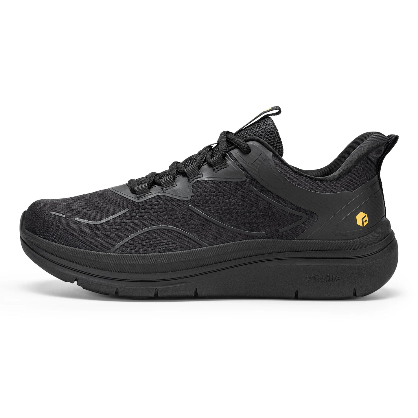Men's Walking Shoes Thick Soled Slip On Shoe Height Increasing Breathable Sneakers Wide Comfortable Outside&Work Shoe