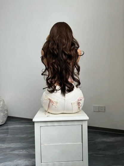 High Waist Bell Bot Jeans Lace  Knot Plump Hip Milk White Spring New Sle Lift Butt Casual Cotton Stretch Denim
