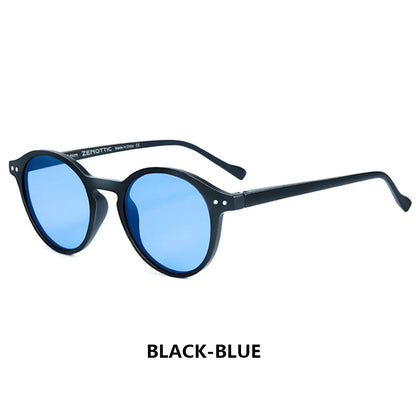 Small Round Sunglasses for Men Women Vintage Retro Polarized Circle Sun Glasses UV400 Protection