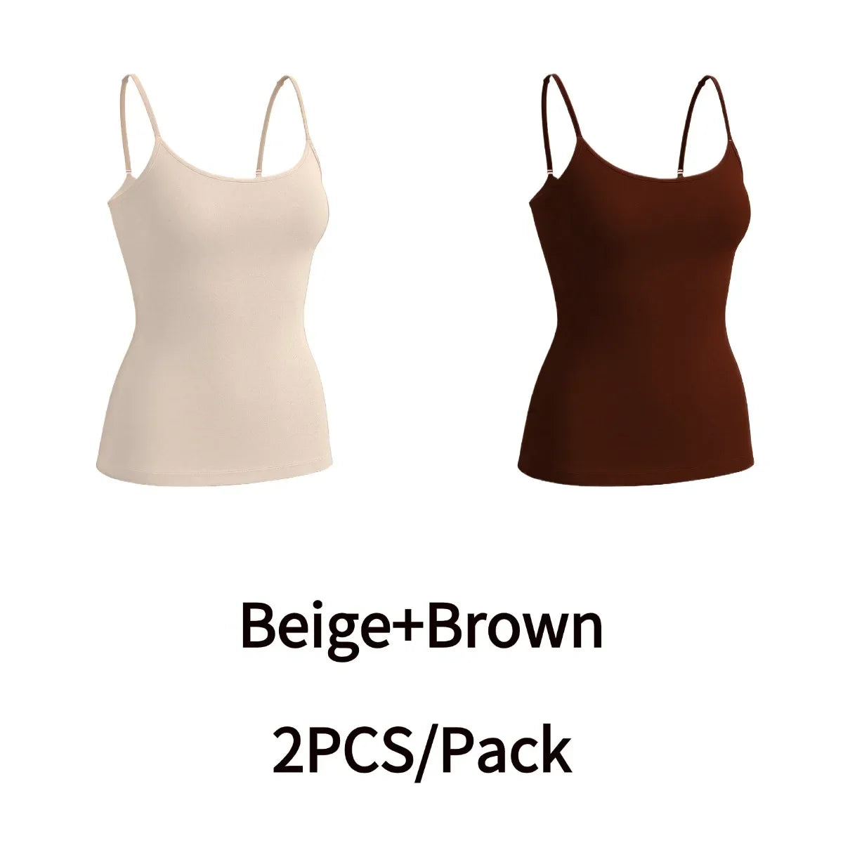 High Quality Women Seamless Cami Single Layer Adjustable Straps Scoop Neck Comfort Body Control Shaping Tank Top