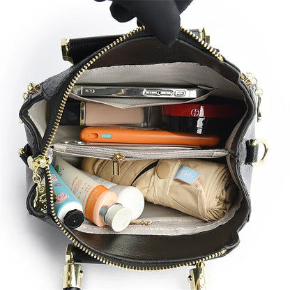 Fashion Crossbody Bags for Women Designer Ladies Purses and Handbags High-quality Soft Leather Women Shoulder Messenger Bags Sac