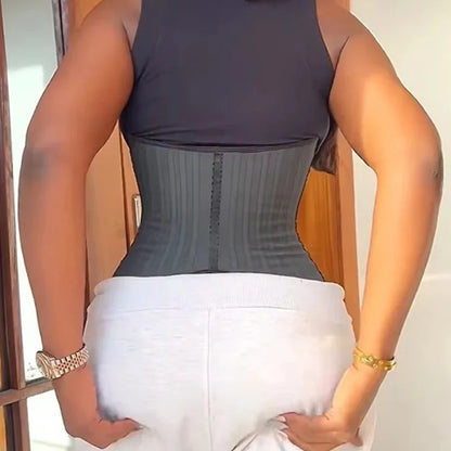 Long Torso Corset Waist Trainer Latex Body Shapewear Women Tummy Shaper Belly Sheath Sllimming Belt Modeling Strap Weight Loss