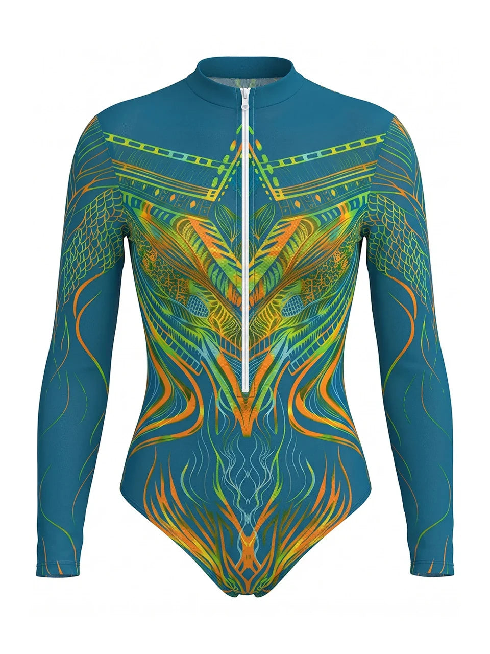 One Piece Sun Protection Swimwear 2026 Women Long Sleeved Print Swimsuit Female Sports Bathers Swimming Bodysuit Beach купальник