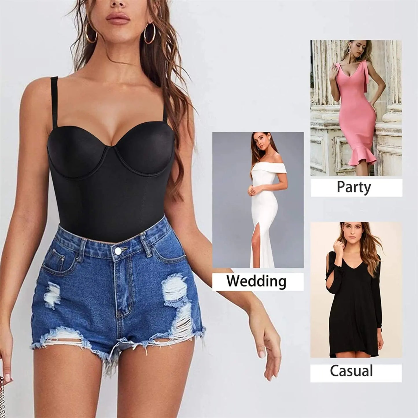 Bra Shapewear Bodysuit Women Butt Lifter Waist Trainer Corset Modeling Strap Reductive Girdles Slimming Underwear Body Shaper