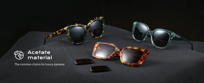 2026 New Square Polarized Sunglasses Women Thick Frame UV400 Protection Acetate Sun Glasses for Ladies Shopping Gift