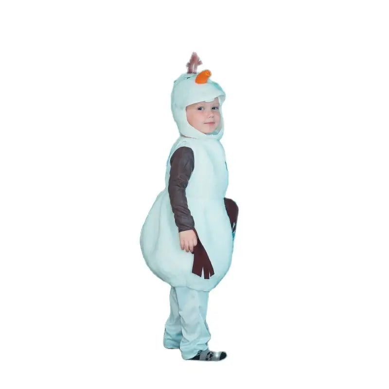 Kids Halloween Costumes Child Comfy Deluxe Plush Adorable Olaf Cosplay Toddler Favorite Cartoon Movie Snowman Party Dress-up