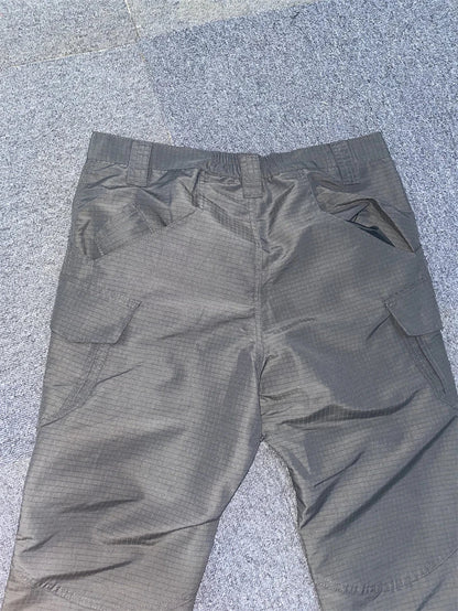 Asian Size Men City Pants Cargo Trousers Multi-pocket Waterproof Wear-resistant Casual Training Overalls Clothing