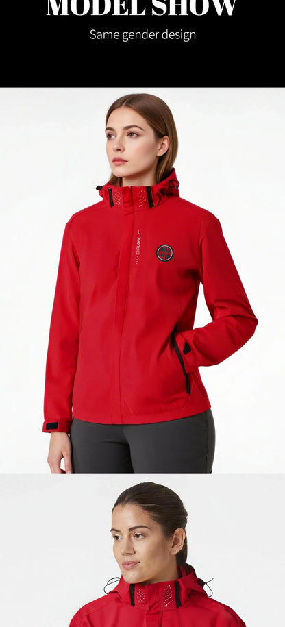 New Men Interchange Jacket Spring Outdoor Mountaineering On Foot Jacket Couple Fashion Women Thin Zipper Coat Male