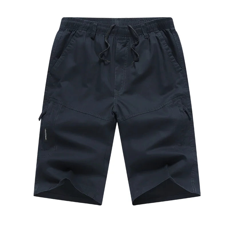 Plus Size Men's Shorts Casual Cargo Shorts Summer Cotton Work Shorts Outdoor Sweatpants Cool Breathable