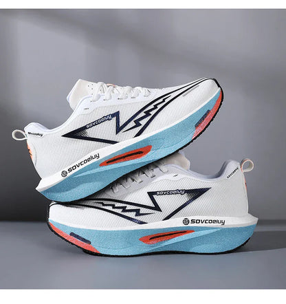 Running Shoes Carbon Board Speciality Marathon Men Sports Breathable Lightweight Women's Comfortable Athletic Nonskid Sneakers
